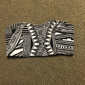 Tribal print bandeau